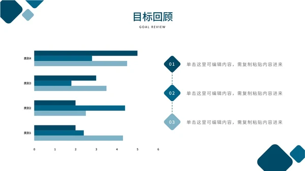 简约几何商务年终总结PPT模板