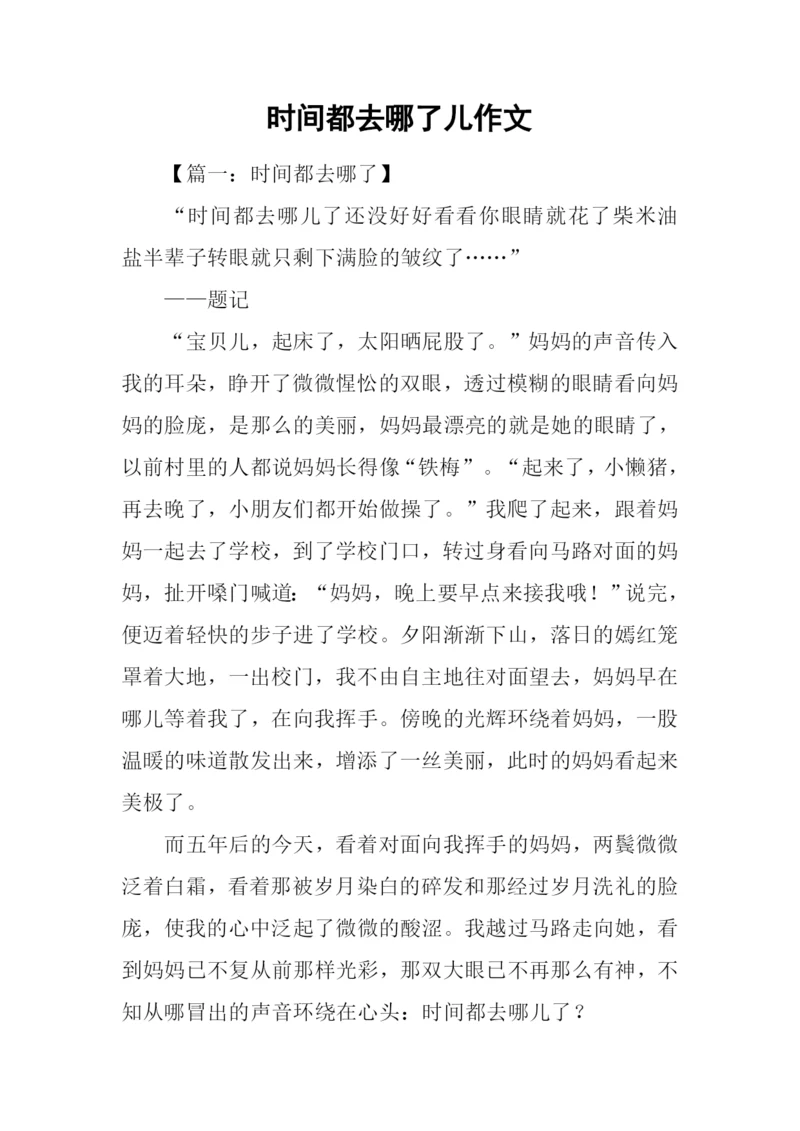 时间都去哪了儿作文.docx