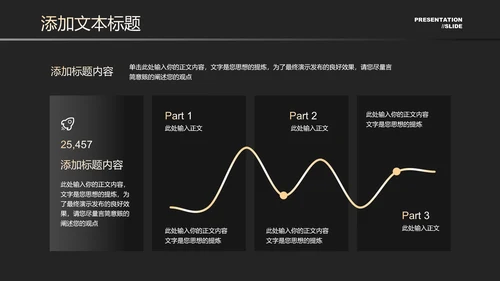 黑色极简风地产通用PPT演示模板