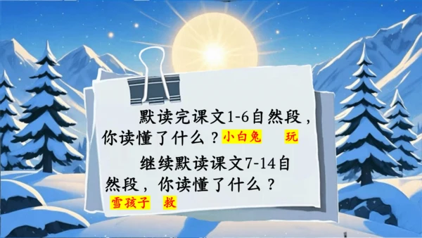 21雪孩子 课件(共32张PPT)