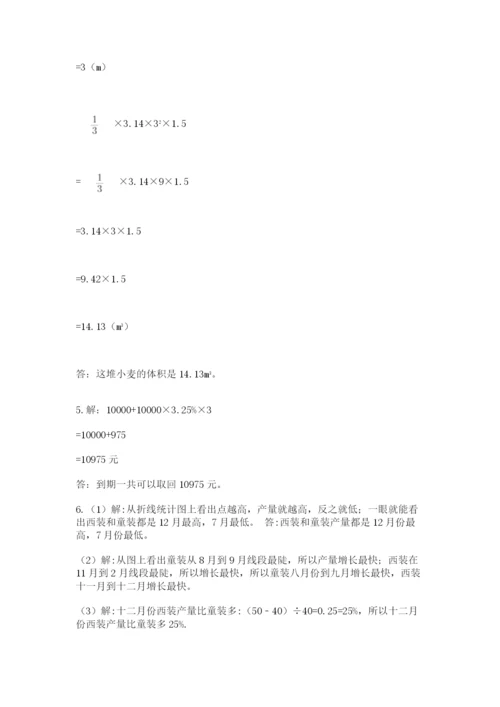 小升初数学综合模拟试卷【有一套】.docx
