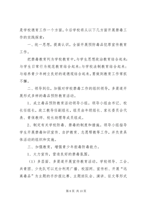 学习禁毒法制心得体会精编.docx