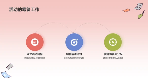 红色插画风高考百日誓师PPT模板