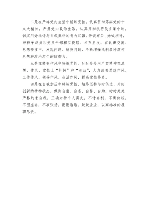 县委党校学习党性分析材料.docx