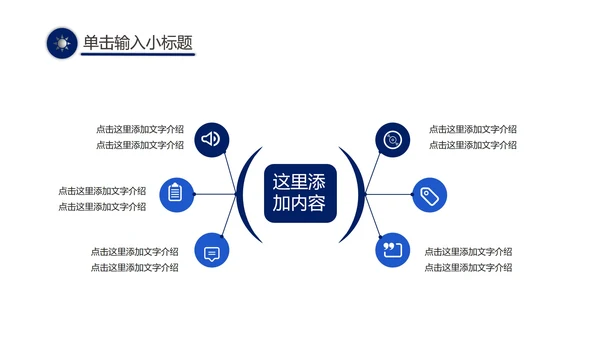 蓝色企业商业计划汇报书PPT模板