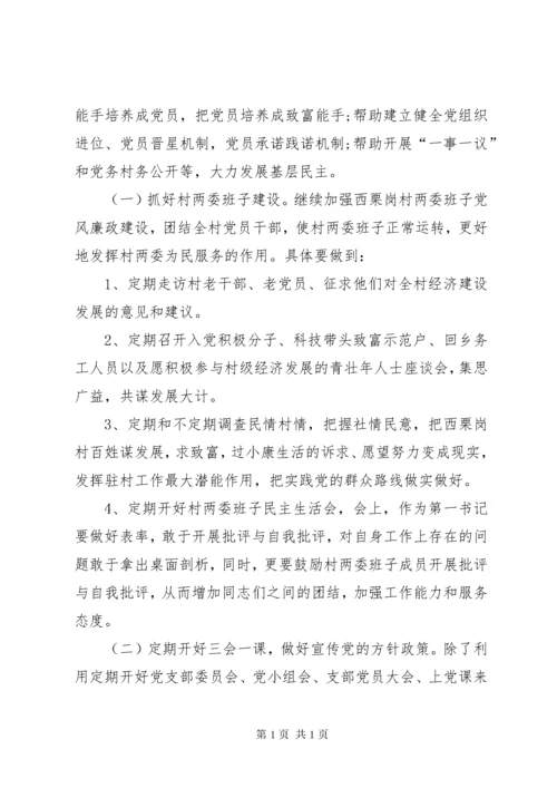 第一书记驻村工作计划 (3).docx