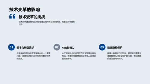 管理学研究报告PPT模板