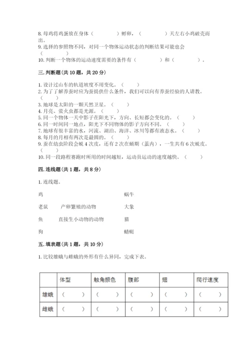 教科版科学三年级下册 期末测试卷精品【考点梳理】.docx