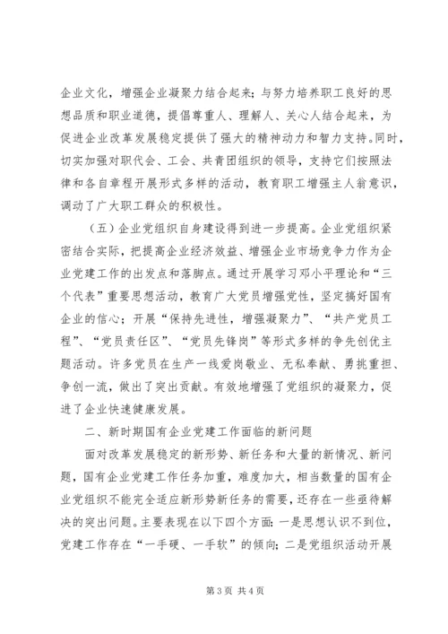 市国资委开创国有企业党建工作汇报材料 (4).docx