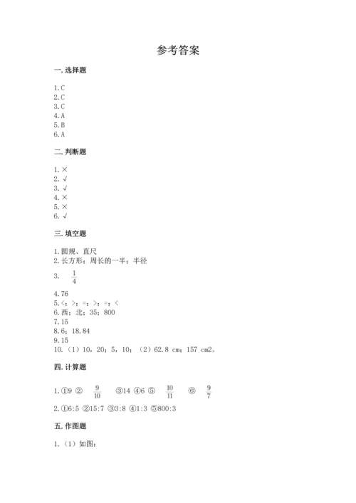 人教版六年级上册数学期末测试卷精品【网校专用】.docx