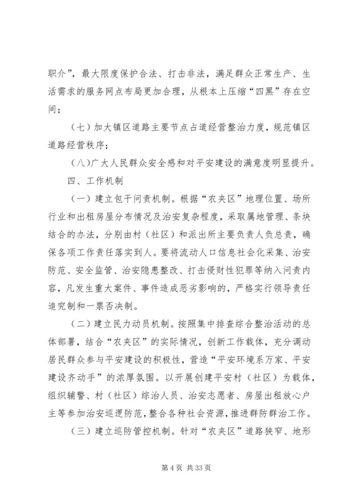 关于加强全镇社会治安重点地区和突出问题综合整治工作的意见.docx