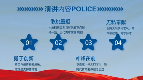 忠诚铸警魂护航新征程公安警察PPT动态模板