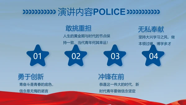 忠诚铸警魂护航新征程公安警察PPT动态模板