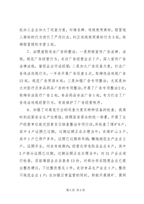 县市场监督管理局机构改革后工作汇报_1 (5).docx