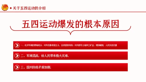 纪念五四运动101周年弘扬五四精神PPT团课PPT