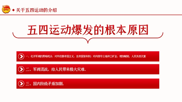 纪念五四运动101周年弘扬五四精神PPT团课PPT