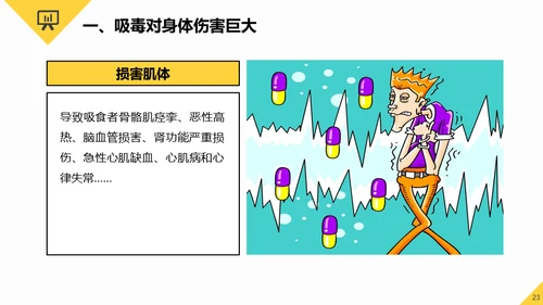 全民禁毒健康生活通用PPT模板