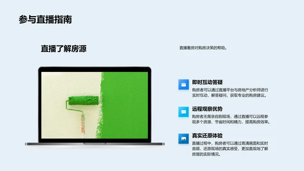 数字化看房解析PPT模板