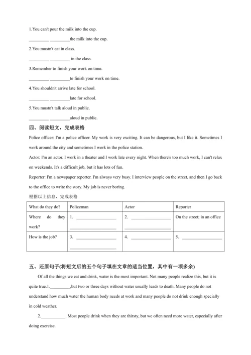 Unit 2 No Rules, No Order （Grammar and Writing ） 随