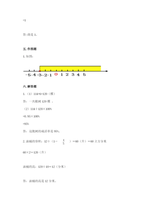 小学六年级下册数学期末卷（夺冠系列）.docx