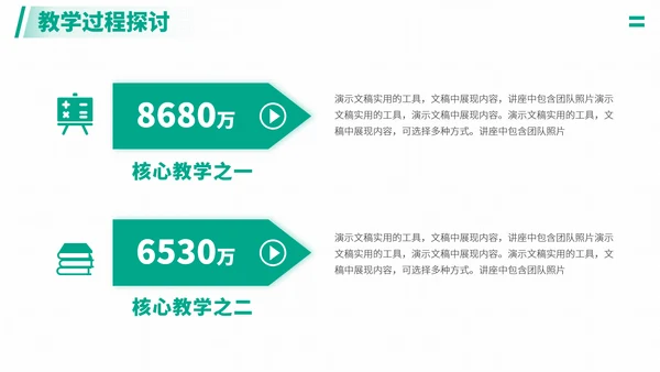 青绿色简约风教育课件教学说课开学公开课微课比赛讲课大赛汇报述职PPT模板