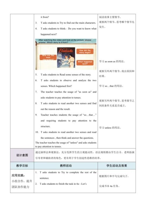 Unit6第3课时SectionA Grammar Focus -4c表格式教学设计（人教版八年级英