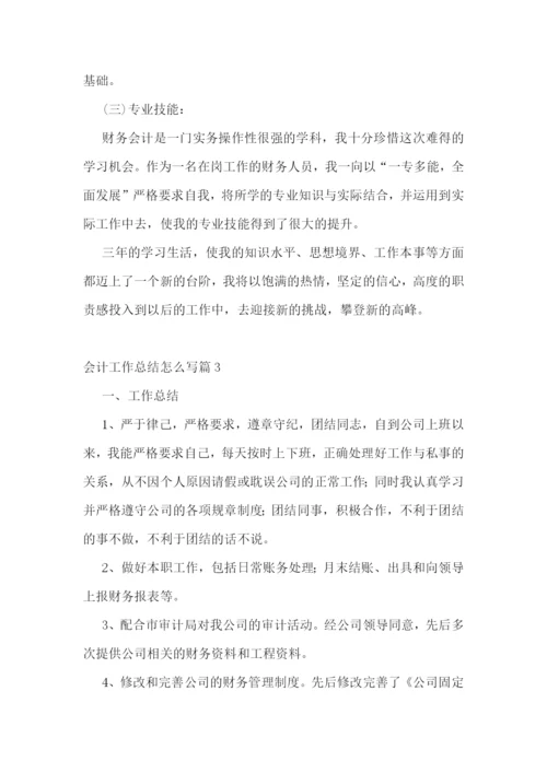 会计工作总结怎么写10篇.docx