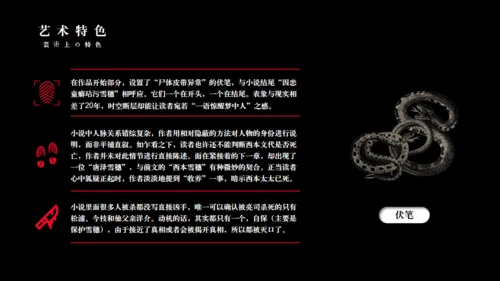 《白夜行》读书分享通用PPT模板