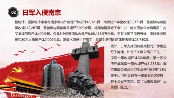 国家公祭日铭记历史缅怀先烈通用PPT模板