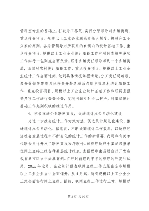 统计工作总结及工作计划精编.docx