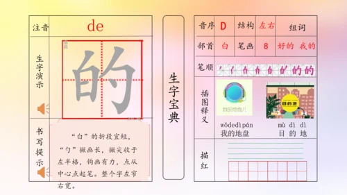 【拼音生字宝典】统编版语文一上第七单元生字课件(共30张PPT)