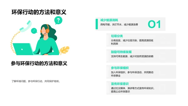 地理学与环境保护课堂PPT模板
