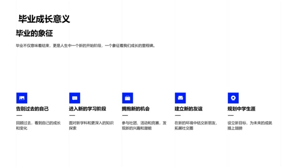 小学毕业感言PPT模板