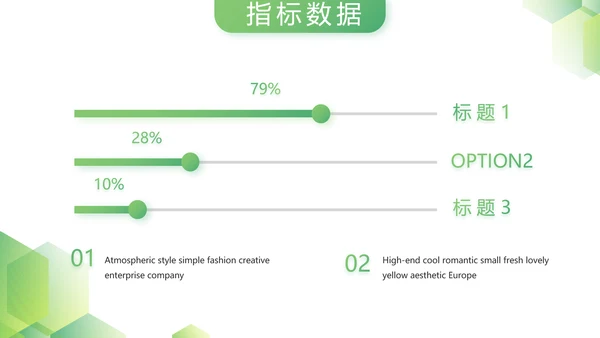 绿色简约大气年终总结PPT