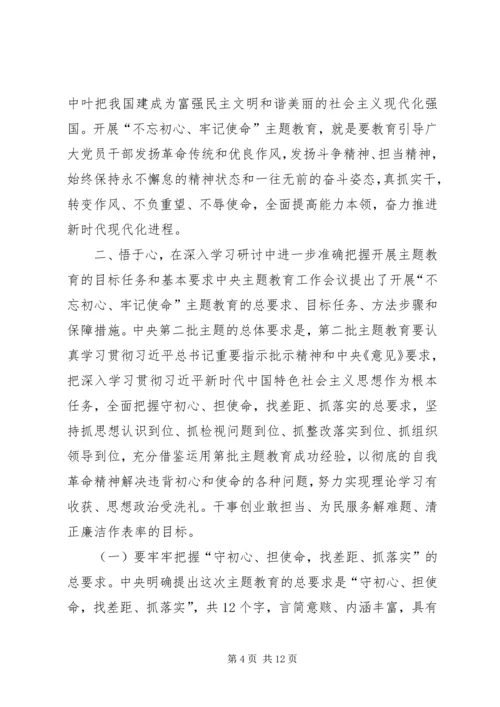 第二批“不忘初心、牢记使命”主题教育专题党课提纲.docx