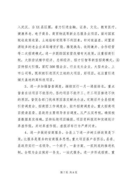 招商局XX年工作总结及XX年工作安排.docx