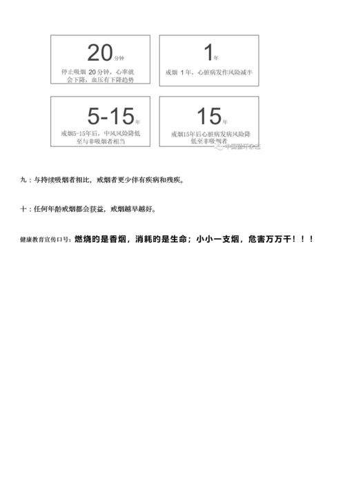 世界无烟日主题宣传活动方案.docx