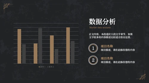 欧式复古画册风企业宣传册通用PPT模板