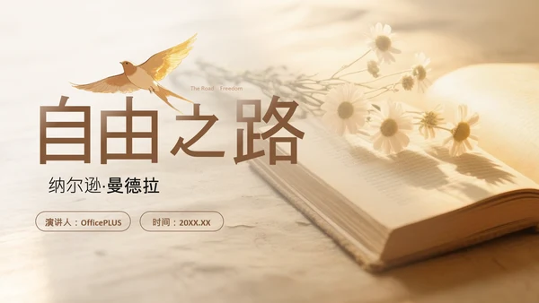 黄色简约风人物事迹介绍PPT