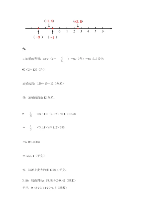 小升初数学考前检测试题附参考答案（培优a卷）.docx