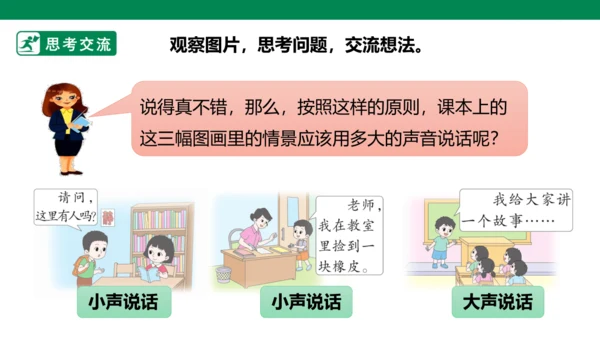 部编1A 第6单元 第11课 口语交际《用多大的声音》课件