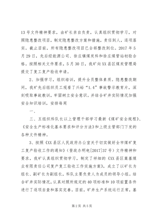 复产验收汇报材料_1 (2).docx