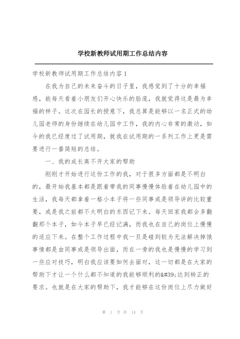 学校新教师试用期工作总结内容.docx