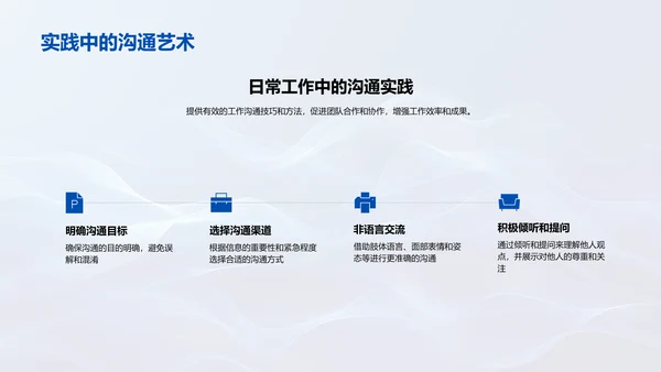 管理沟通效能PPT模板