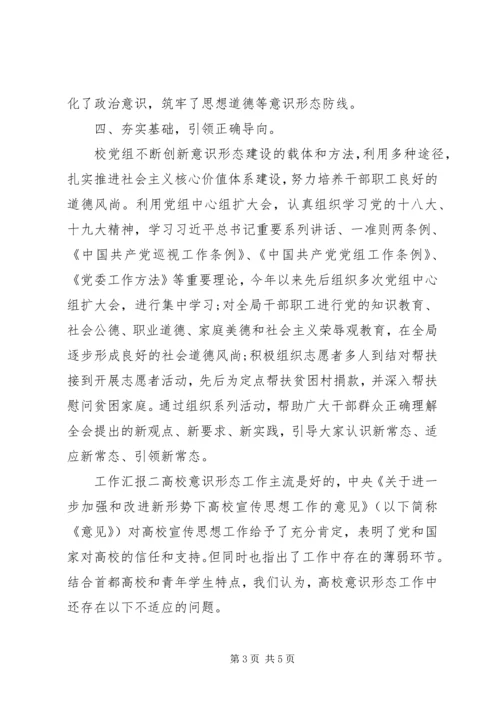 学校意识形态党支部工作汇报.docx