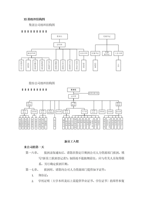 x纸业集团员工管理制度doc58