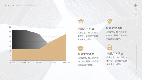 黑色商务财务流程培训PPT模板