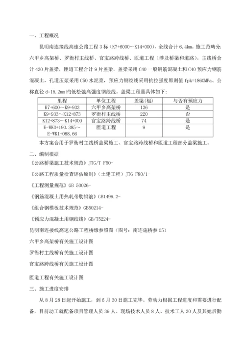 抱箍法盖梁综合施工专题方案.docx