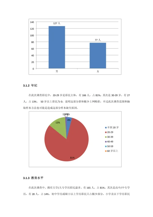 互联网彩民购彩行为与态度调查专项研究报告.docx