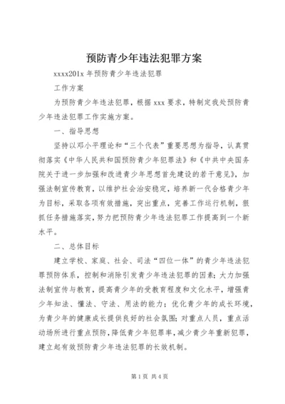 预防青少年违法犯罪方案_1 (2).docx